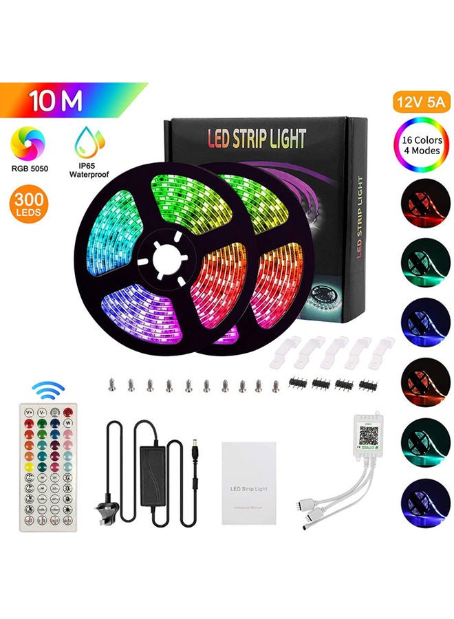 APP Controlled Smart Colour Changing LED Strip Lights Multicolour  - Image 1