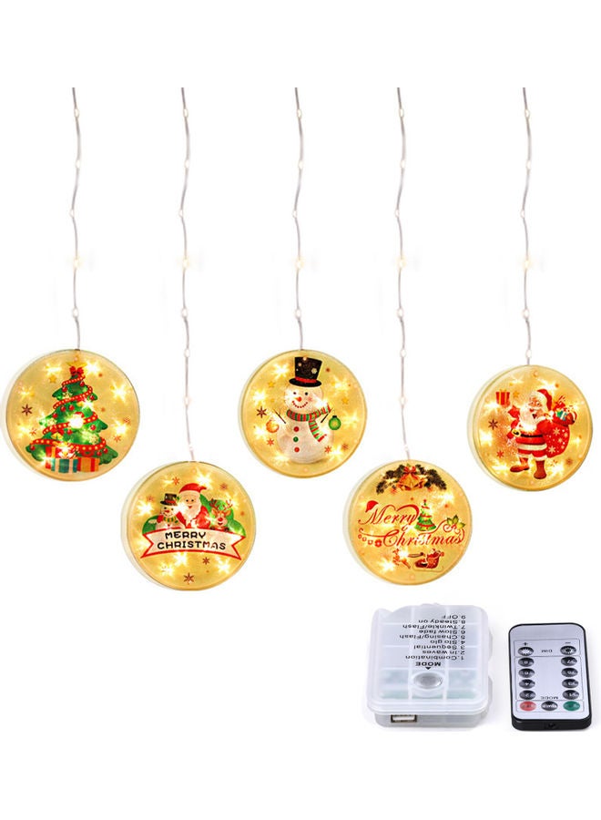 USB Fairy String Lights With 8 Light Modes Multicolour 18.50x8.00x15.00cm - Image 1