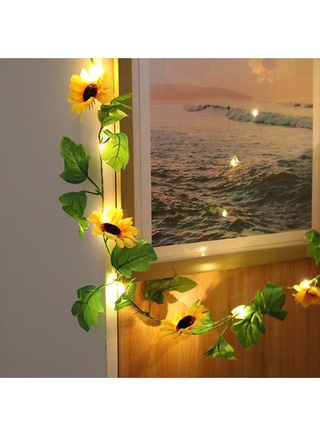 20LEDs String Lights Flower Shaped Decorative White 16.00x6.00x10.00cm - Image 3