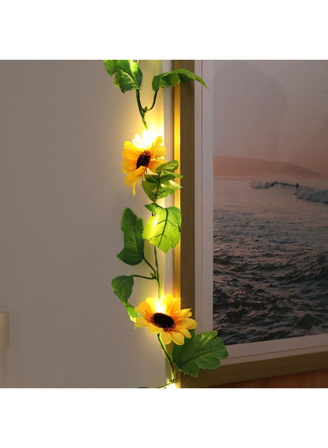 20LEDs String Lights Flower Shaped Decorative White 16.00x6.00x10.00cm - Image 4