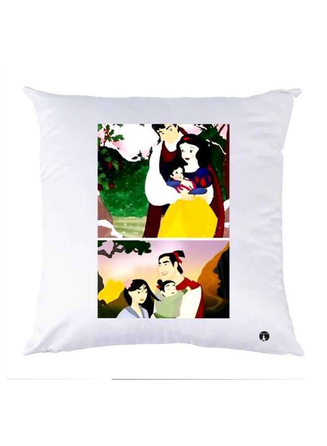 BP Printed Bedding Pillow Multicolour 30x30cm