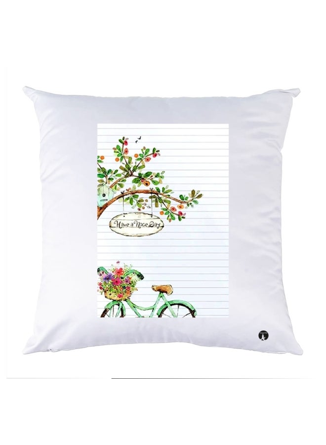 بي بي وسادة نوم مزينة بطبعة متعدد الألوان 30x30سم