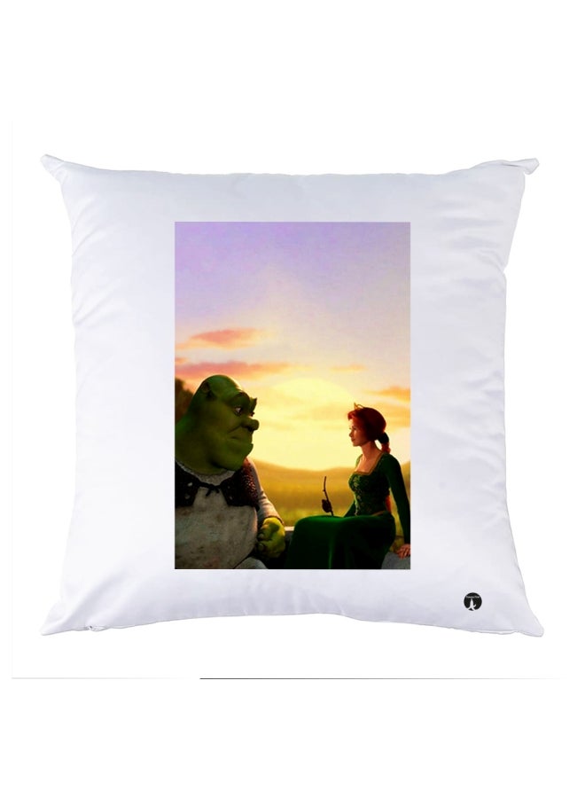 BP Printed Bedding Pillow Multicolour 30x30cm