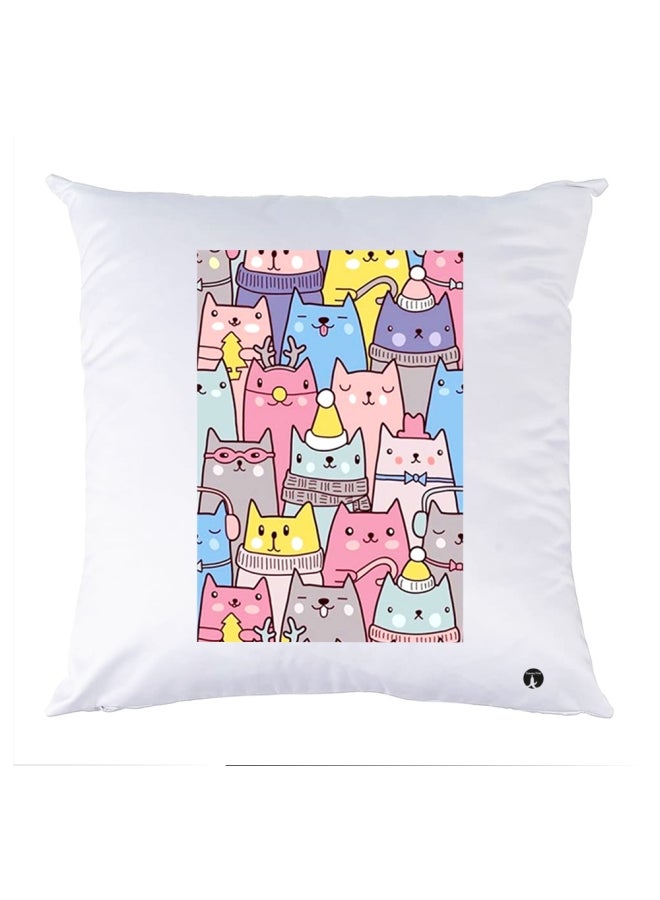 بي بي وسادة نوم مزينة بطبعة متعدد الألوان 30x30سم