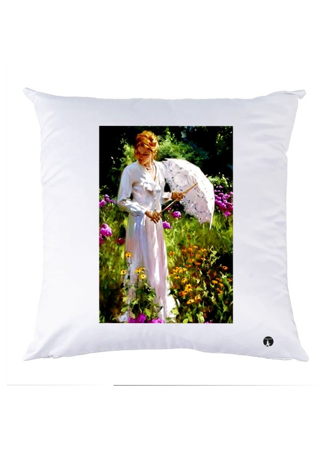 BP Printed Bedding Pillow Multicolour 30x30cm