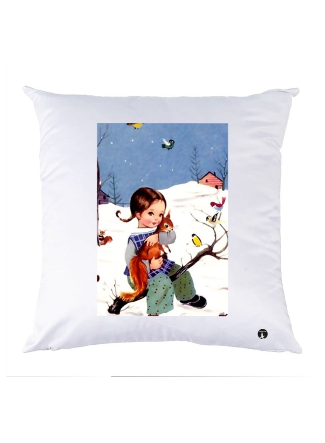 بي بي وسادة زينة مطبوعة متعدد الألوان 30x30سم