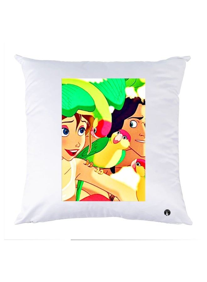 بي بي وسادة زينة مطبوعة متعدد الألوان 30x30سم