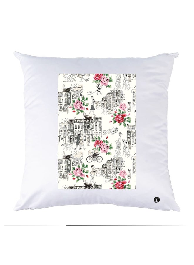 BP Printed Decorative Pillow Multicolour 30x30cm
