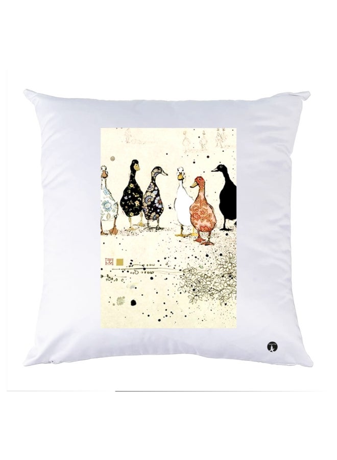 بي بي وسادة زينة مطبوعة متعدد الألوان 30x30سم