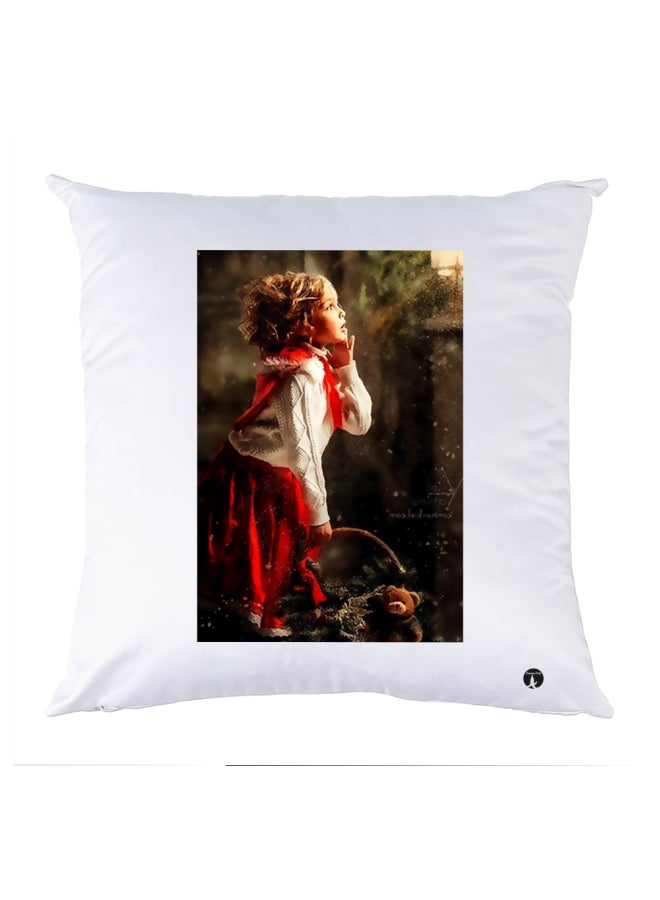 بي بي وسادة زينة مطبوعة متعدد الألوان 30x30سم