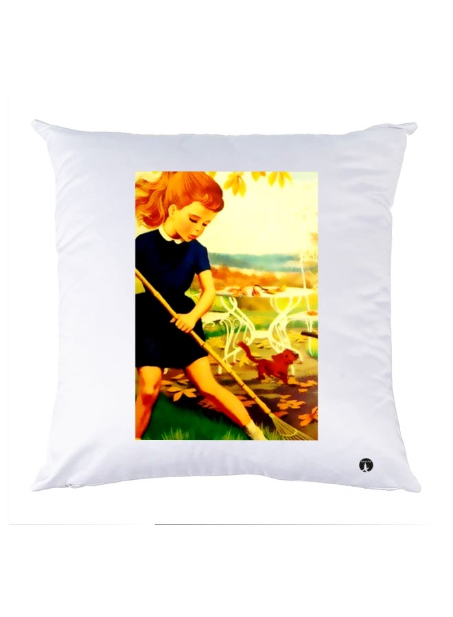 BP Printed Bedding Pillow Multicolour 30x30cm