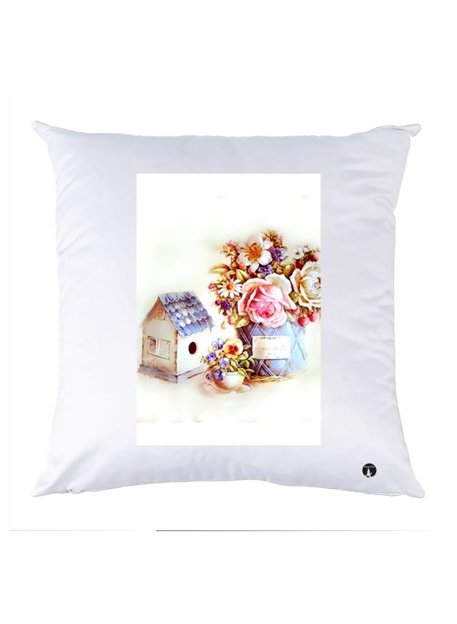 Printed Bedding Pillow Multicolour 30x30cm