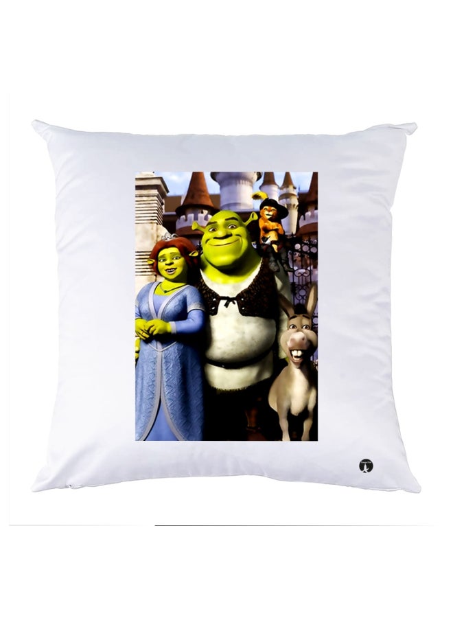 BP Printed Bedding Pillow Multicolour 30x30cm