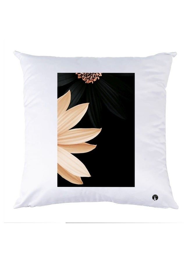 BP Printed Decorative Pillow White/Black/Beige 30x30cm