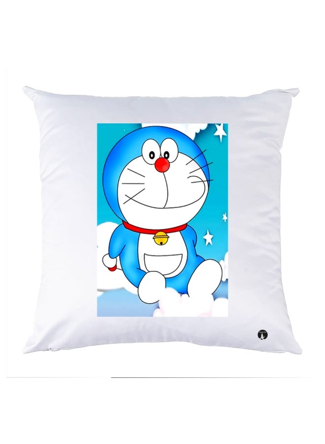 BP Printed Decorative Pillow White/Blue/Red 30x30cm