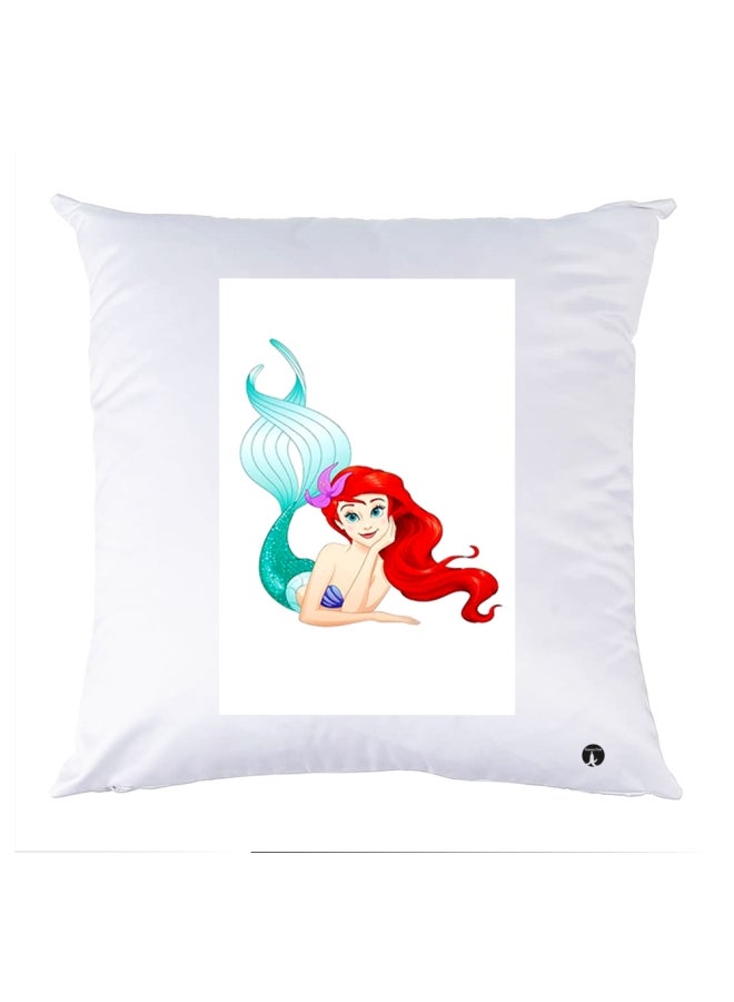 BP Printed Decorative Pillow White/Blue/Red 30x30cm