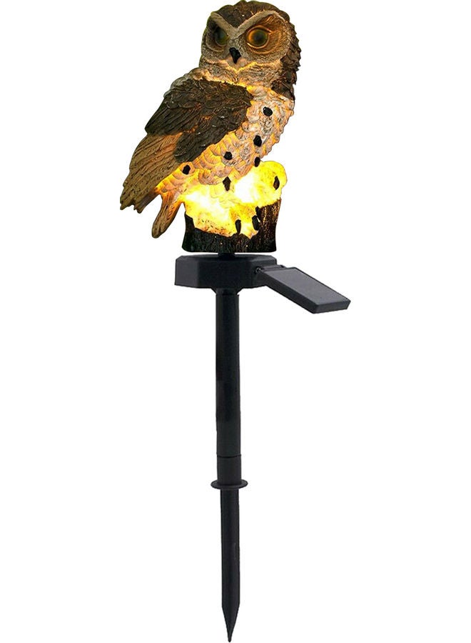Owl Shaped Solar Light Multicolour