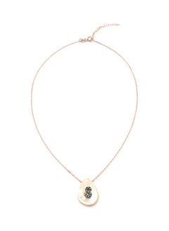 Alwan Silver Necklace With Letter S  - Image 1