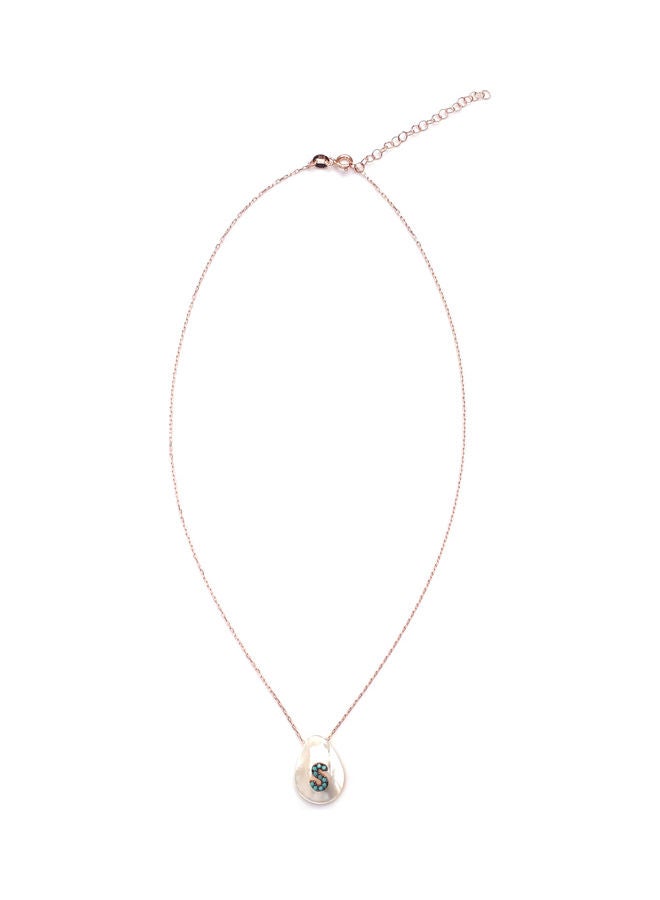 ألوان قلادة من الفضة بدلاية على شكل حرف S - Image 2