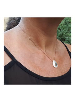 Alwan Silver Necklace With Letter S  - Image 4