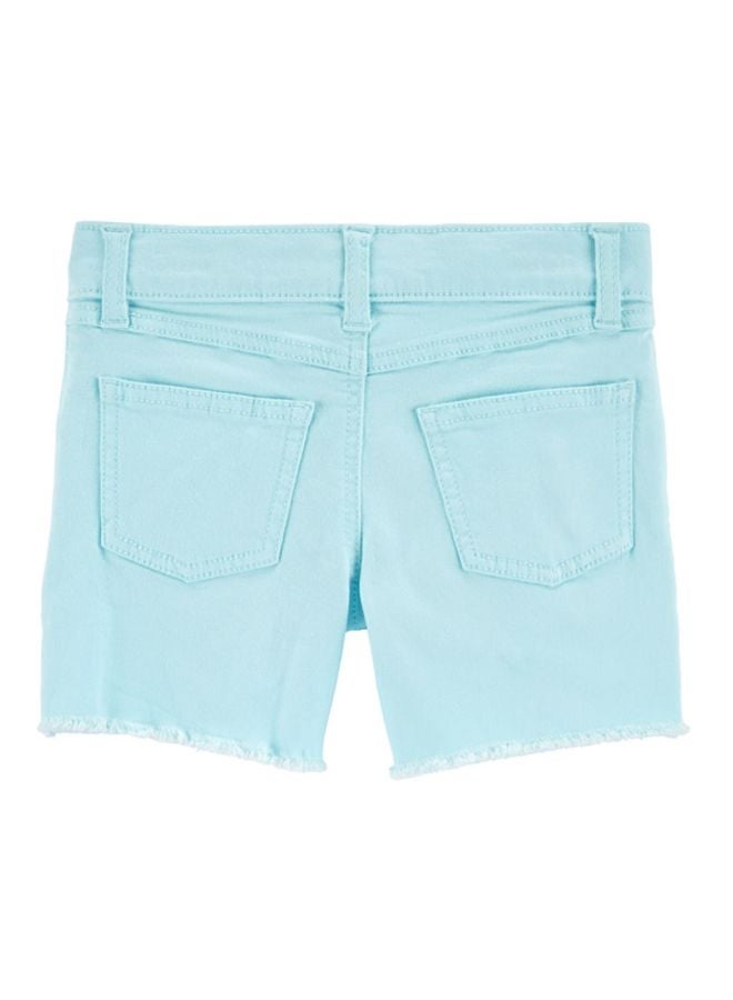 carter's Stretch Twill Shorts Blue - Image 2