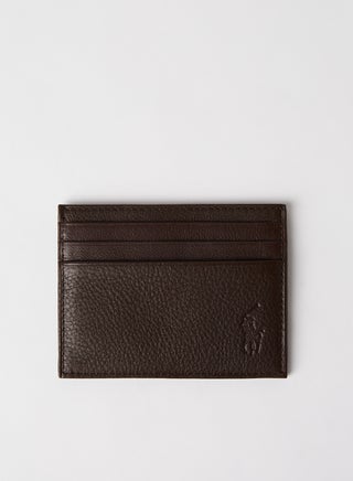 Logo Debossed Card Holder Wallet Brown - v1610809815/N42915262A_1