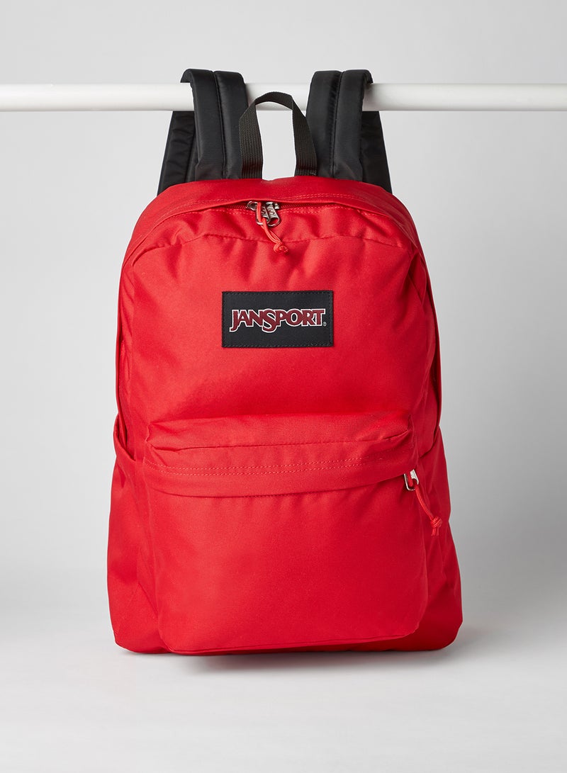 JANSPORT Unisex Superbreak Plus Solid Backpack Red Tape  - Image 1