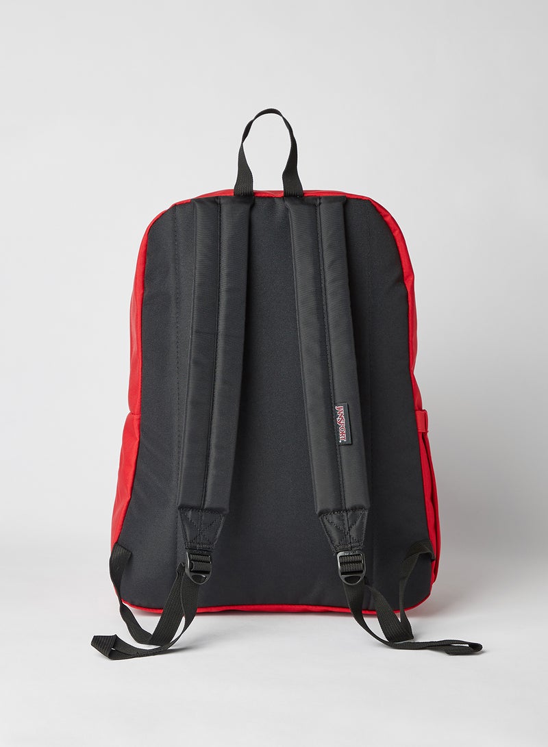 JANSPORT Unisex Superbreak Plus Solid Backpack Red Tape  - Image 3