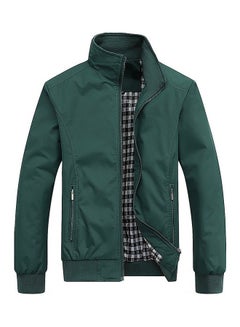 Generic Stand Collar Winter Jacket Green 