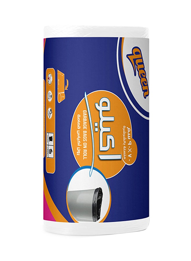 Queen - Plastic Trash Bag Roll White 70x90cm - Image 1