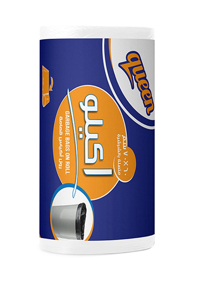 Queen Plastic Trash Bag Roll White 60x70cm 