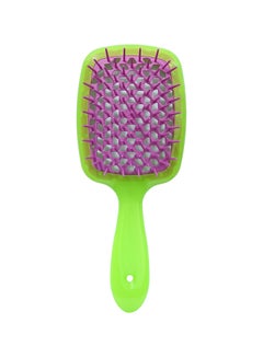 JANEKE Detangler Hair Brush Green/Purple 22cm 