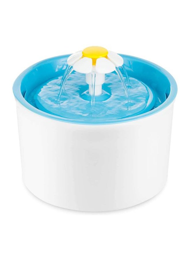 SKY-TOUCH Pet Fountain Water Drinking Blue/White 