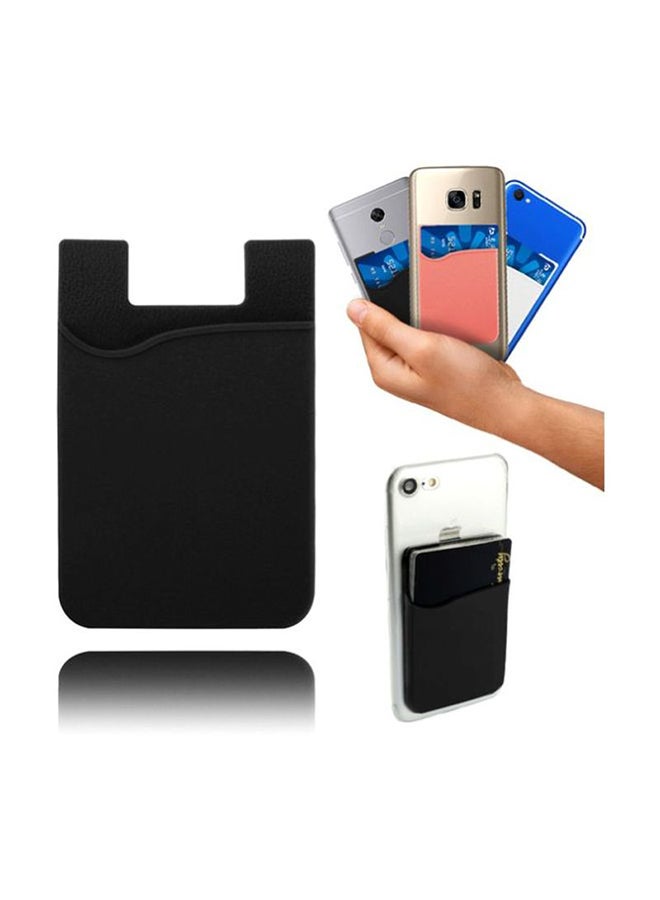 3M Mobile Stick-On Credit Card Holder Black - Image 2