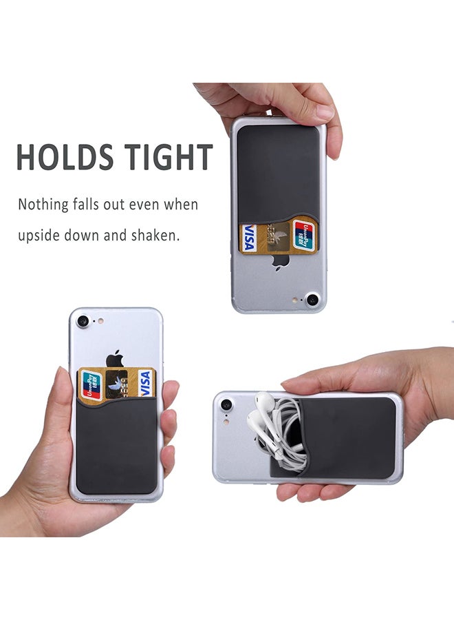 3M Mobile Stick-On Credit Card Holder Black - Image 5