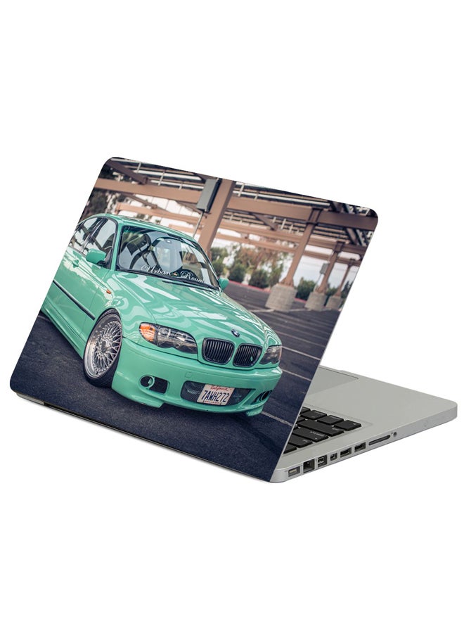 Fast Print Wheels Triple 3 Series Printed Laptop Sleeve Multicolor