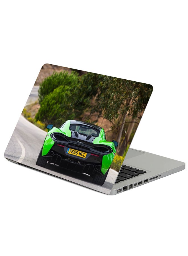 Mclaren 570S Rear View Printed Laptop Sleeve Multicolor