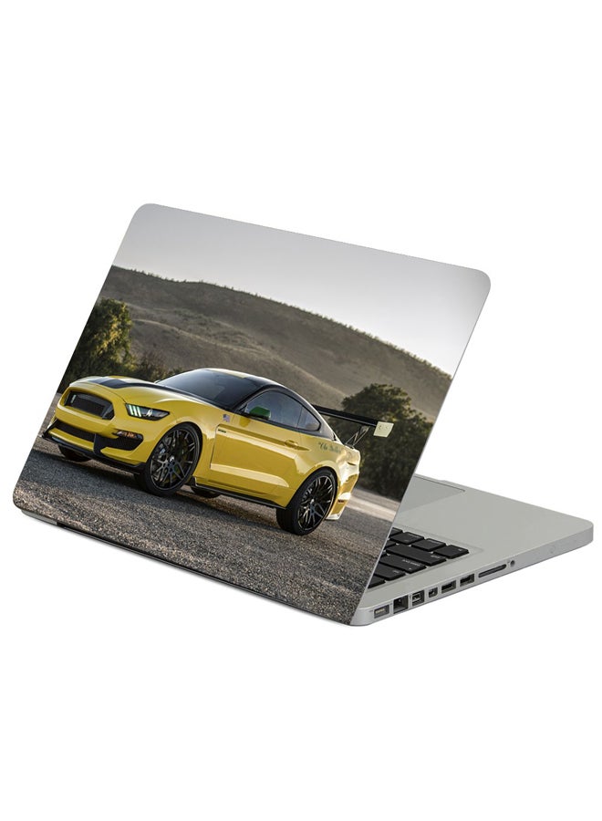 فاست برينت حافظة لابتوب بطبعة سيارة فورد موستانج Gt350 متعدد الألوان