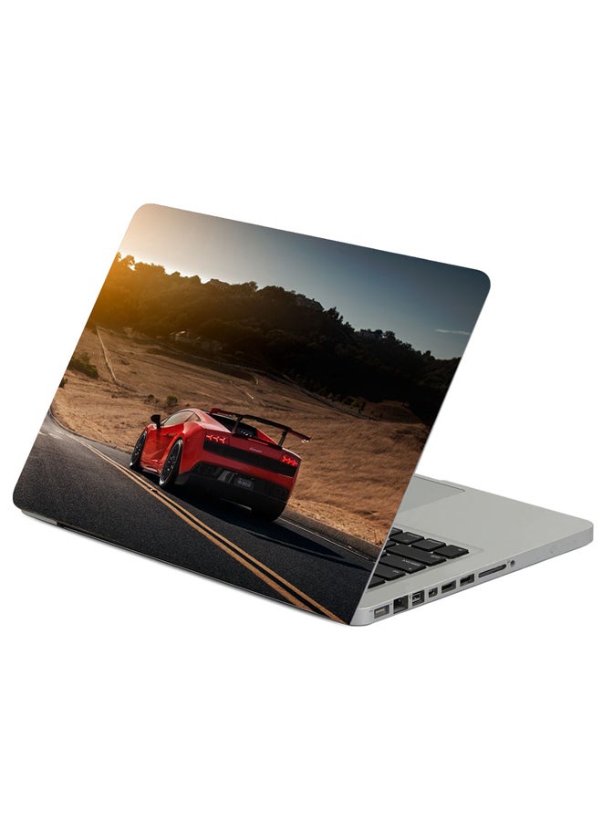Lamborghini Gallardo Lp570-4 Printed Laptop Sleeve Multicolor