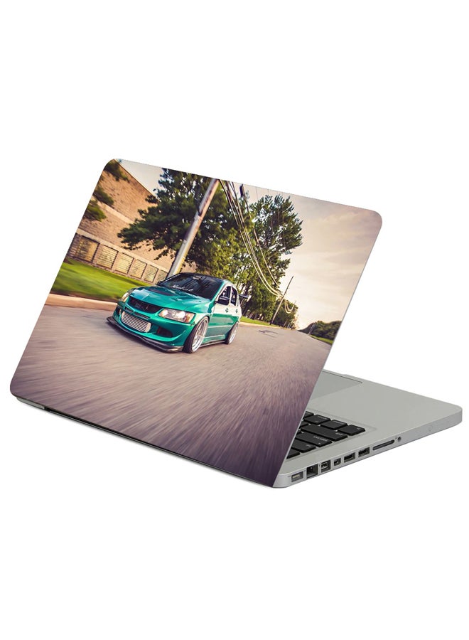 Fast Print Mitsubishi Evo 8 Printed Laptop Sleeve Multicolor