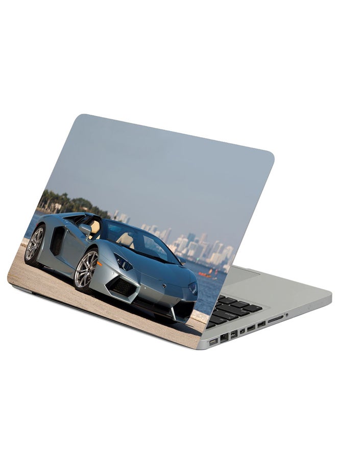 Lamborghini Aventador Supercar Printed Laptop Sleeve Multicolor