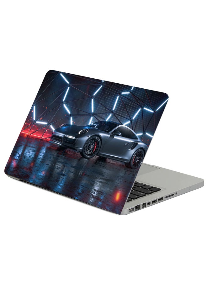 Fast Print Sportscar Printed Laptop Sleeve Multicolor