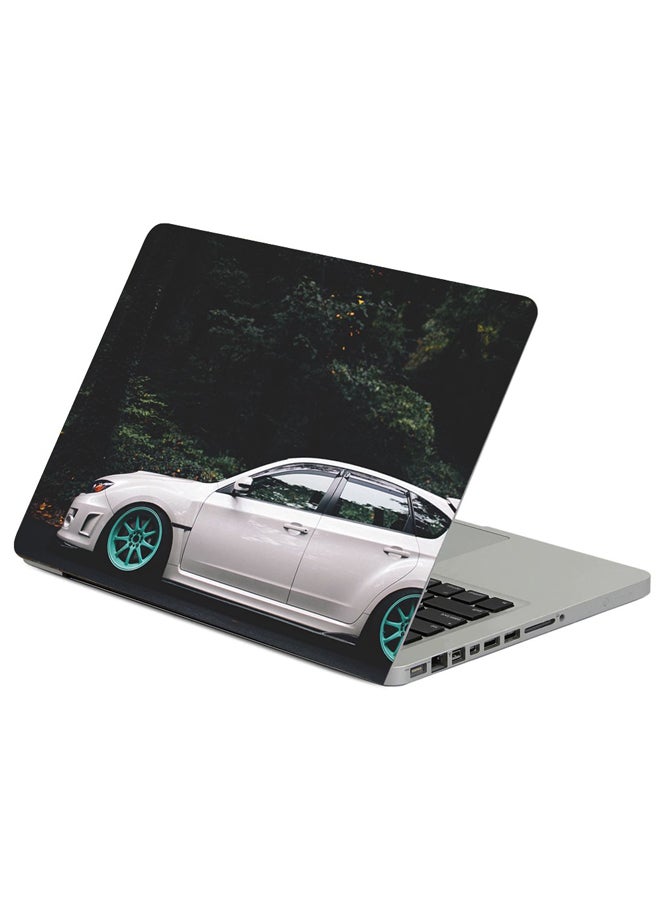 Fast Print Subaru Impreza Wheels Printed Laptop Sleeve Multicolor