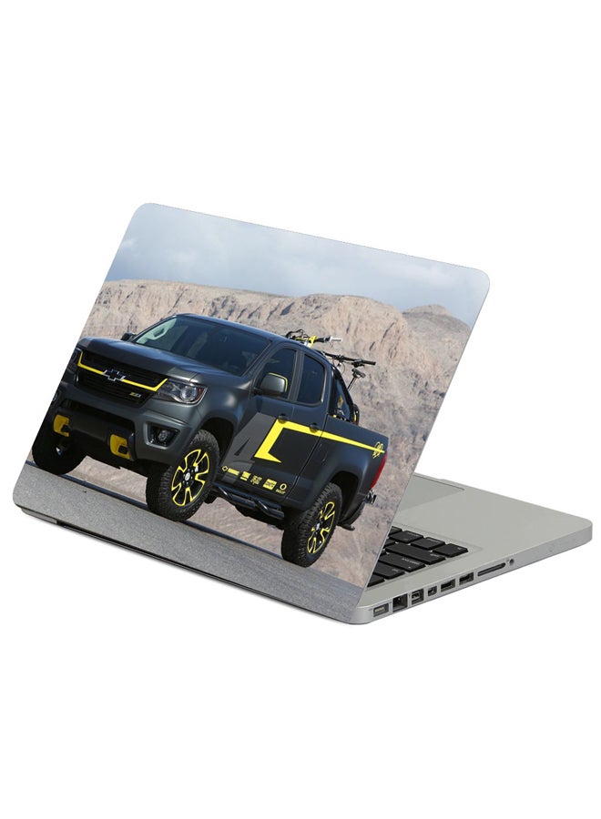 Chevrolet 2015 Pick-Up Printed Laptop Sleeve Multicolor