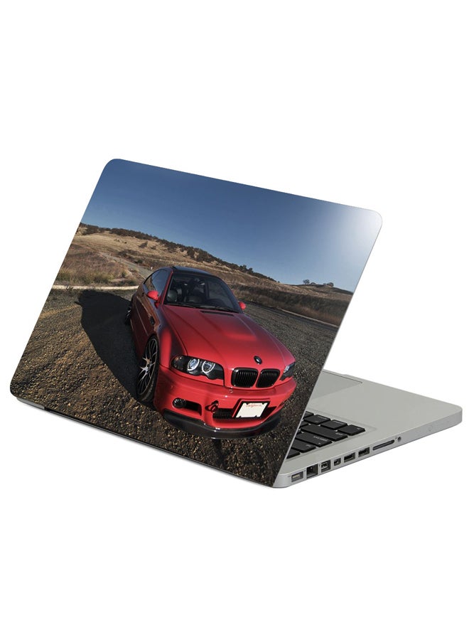 حافظة لابتوب بطبعة سيارة بي إم دبليو E46 متعدد الألوان