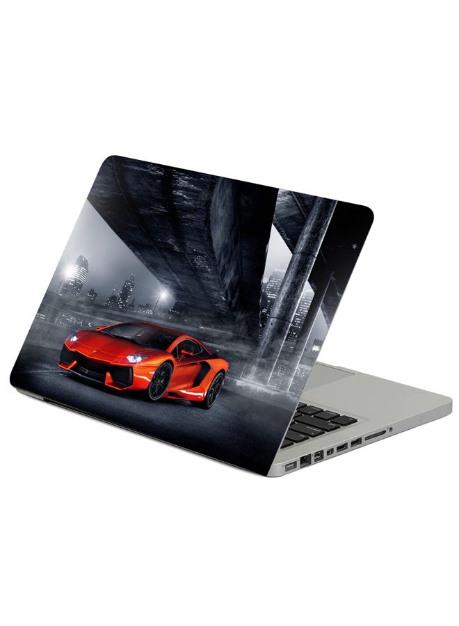 Fast Print Night Lights Aventador Printed Laptop Sleeve Multicolour 