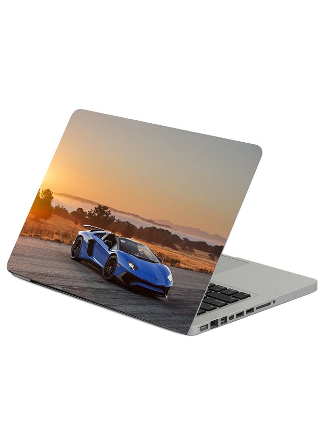 Fast Print Lamborghini Aventador Lp-750 Printed Laptop Sleeve Multicolor