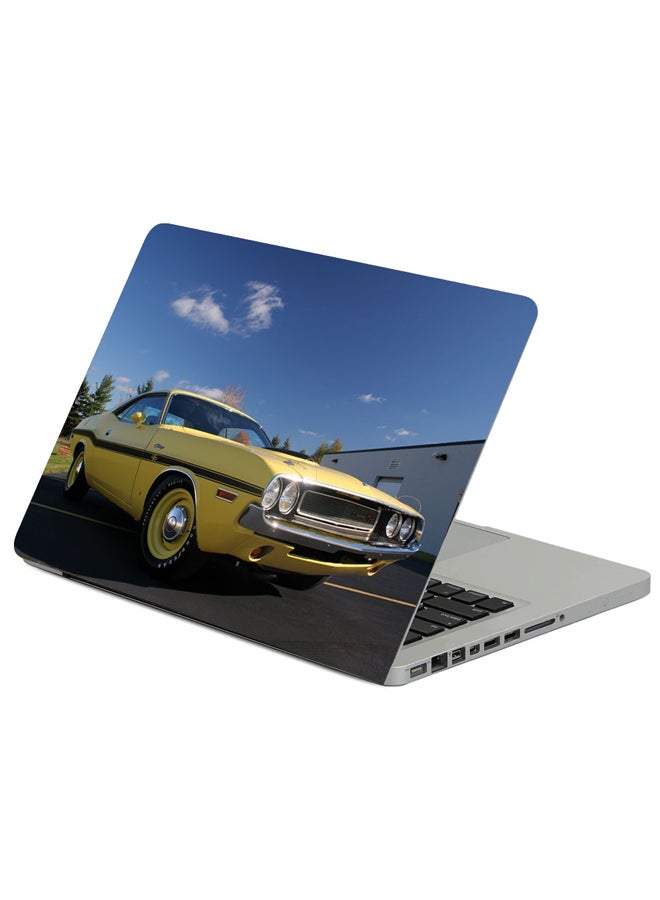 Dodge Challenger Side View Printed Laptop Sleeve Multicolour