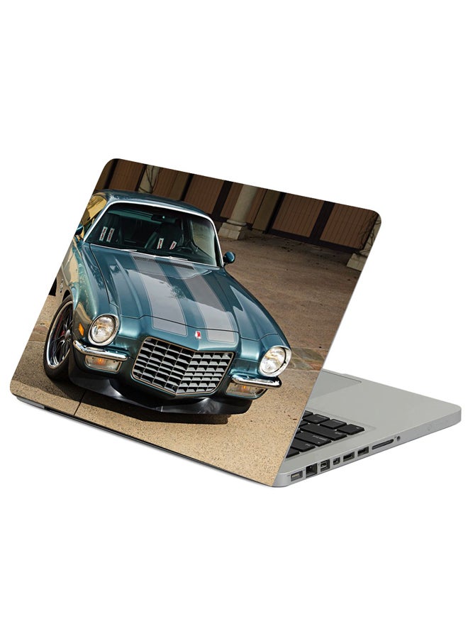 Fast Print 1971 Chevrolet Camaro Printed Laptop Sleeve Multicolor