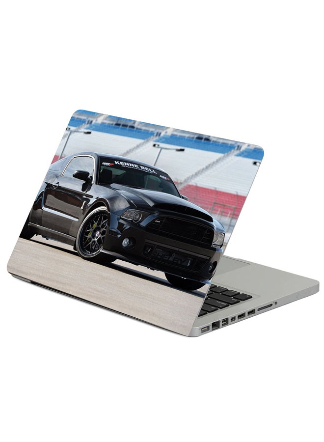 Fast Print 2013 Ford Mustang Gt500 Printed Laptop Sleeve Multicolour